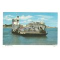 SANDBANKS FERRY, DORSET used vintage postcard 1...