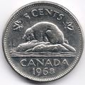 Canada : 5 Cents 1968