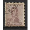 ARGENTINE REP 1917 GENERAL SAN MARTIN 2c BROWN ...