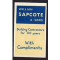 1958 William Sapcote & Sons, Birmingham watersl...