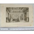 Vintage engraving: Palace of the Luxembourg - P...