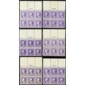 530, Plate Block Collection of 25 For the Speci...
