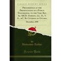 Proceedings at the Presentation of a Public Tes...