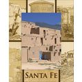 Santa Fe New Mexico Montage Laser Engraved Wood...
