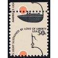 1608, Mint NH 50¢ Misperforated Top Margin Erro...