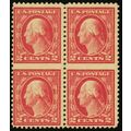 499, Mint NH 2¢ Misperf Error Block - Looks Lik...