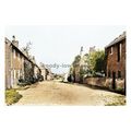 ptc6393 - Yorks - Early view of Houses along Ch...