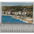 old postcard Nice, Les Plages et la Promenade d...