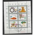 EAST GERMANY DDR 1981 HISTORICAL TOYS SHEETLET ...