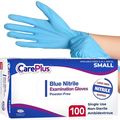 CARE plus Medical Grade Examination Nitrile Blu...