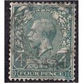 GB 1912 - 24 KGV 4d Grey Green used WMK 100.(C1...