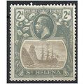 St Helena 1923 SG100 2d Grey & Slate Mounted Mi...