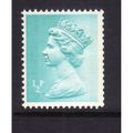 GREAT BRITAIN 1971 SG X841 1/2p TURQUOISE BLUE ...