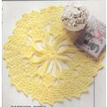 Beautiful Crochet Doily PATTERN Daffodil Doily