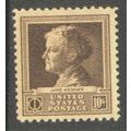 878 10c Jane Addams Fine MNH GA0279
