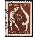 Sweden. 1949 15ore S.G.314 Used