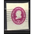Used U536 4c Benjamin Franklin Very Fine Cut Sq...
