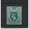 SouthernNigeria.SG45 1/2d Green.Mounted Mint.Nov24