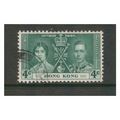 HONG KONG 1937 CORONATION ELIZABETH & GEORGE 4c...