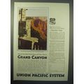 1930 Union Pacific Railroad Ad - Grand Canyon