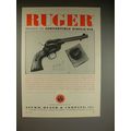 1961 Ruger Convertible Single-Six Revolver Gun Ad!