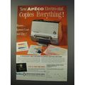 1963 Apeco Electro-Stat Copier Ad - Copies Everything