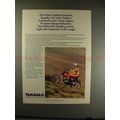 1972 Yamaha AT2 Motorcycle Ad - The Great Outdoor!!!