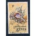 Kenya 1971 SG47a Ke1 Sea Shells 1'- Used Stamp