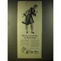 1946 Mum Deodorant Ad - More than your feathers say Ostrich, Angel