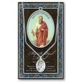St. Paul Pewter Necklace with an Embossed Praye...