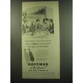 1949 Hoffman Club Soda and Ginger Ale Ad - Epicures meet at L'Aiglon's
