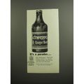 1952 Schweppes Ginger Beer Ad - It's a paradox