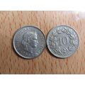 Switzerland 1964 10 Rappen Coin