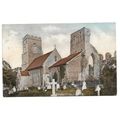 Weybourne Church, Norfolk, Postcard.