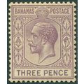 Bahamas 1931 3d. purple on pale yellow SG120 un...