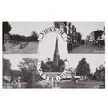Postcard Multiview WEYBRIDGE Surrey Quadrant Ch...