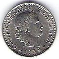 SUISSE 20 RAPPEN 1959