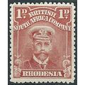Rhodesia 1913 SG192 1d Brown-Red Mounted Mint ....