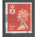 N. IRELAND 22P 'BT ORANGE RED (PHOS)(NI55) FINE...