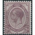 South Africa 1913 SG6 2d Dull Purple Mounted Mi...