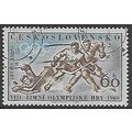 Mi 1183: 60 h. sepia/pale blue Winter Olympic G...