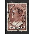 GREECE 1956 ROYAL FAMILY 50L BROWN QUEEN OLGA S...