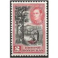 British Honduras 1938 SG151 2c Black & Scarlet ...