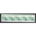 2123 3.4c School Bus Fine MNH Dry Gum PNC 2/4+1...