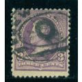 Used 268 3c Andrew Jackson Barely Clears M03537