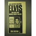 1964 Elvis Pot Luck with Elvis Record Album Ad - RCA Victor Salutes Elvis