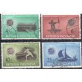 Indonesia 1963 - SG977 + 978 + 979 + 981 - Game...
