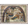 SPAIN, Natividad, yellow 1972, 2 Ptas