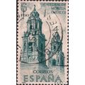 SPAIN, Cathedral Mexico, blue 1970, 6 Ptas