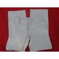 Womens George Ivory Beige Striped Jeans Pants 8...